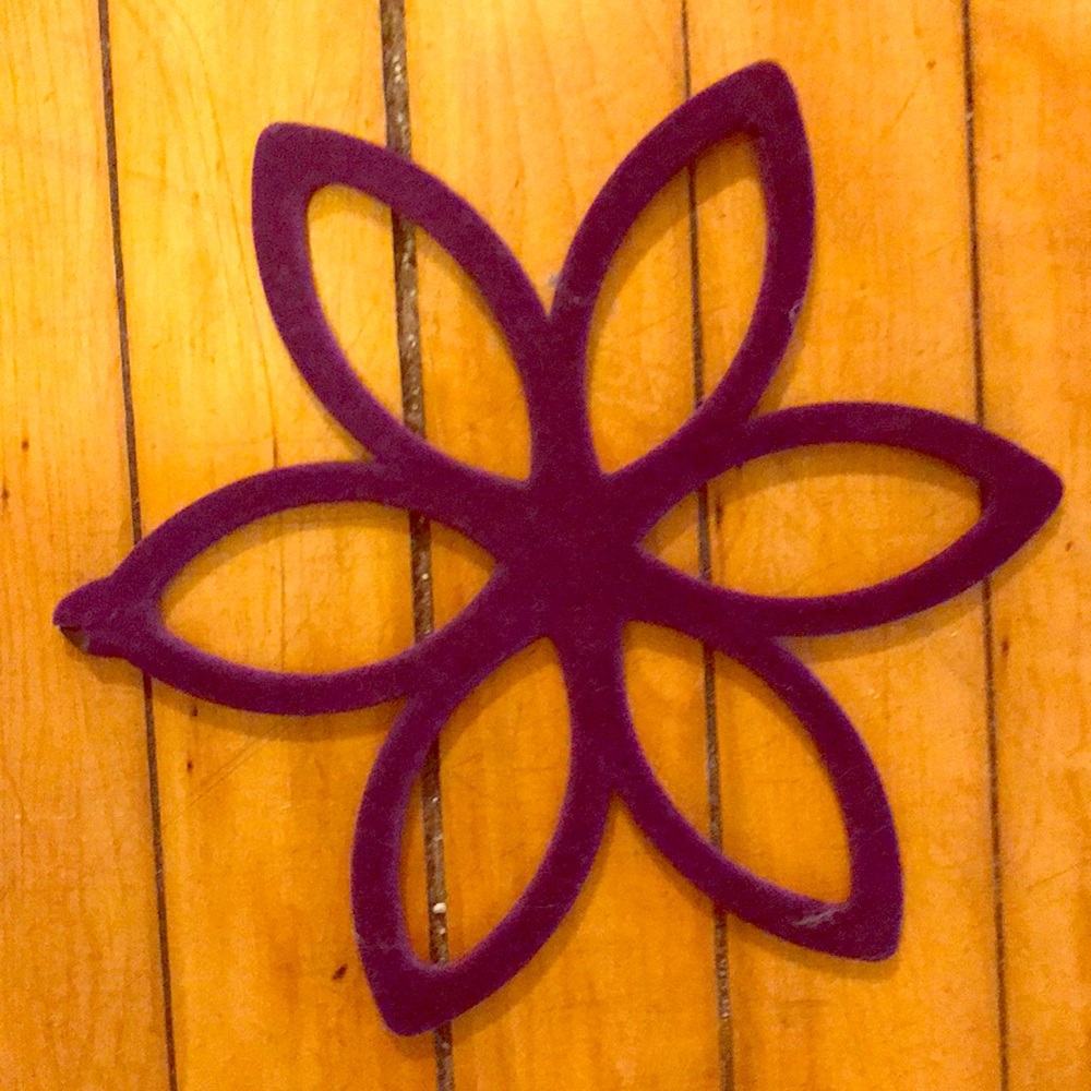 Purple Scarf Hanger